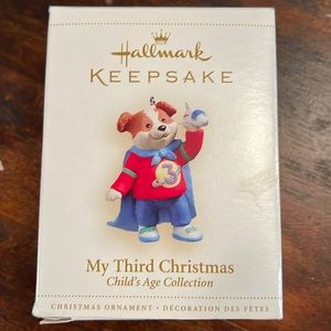 My Third Christmas Hallmark Ornament